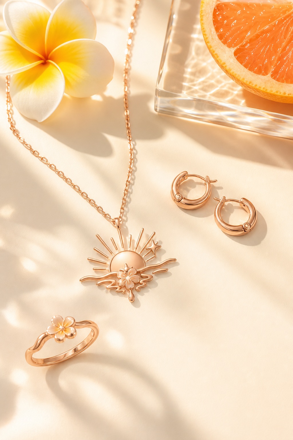 Summer Never Ends rose gold jewelry